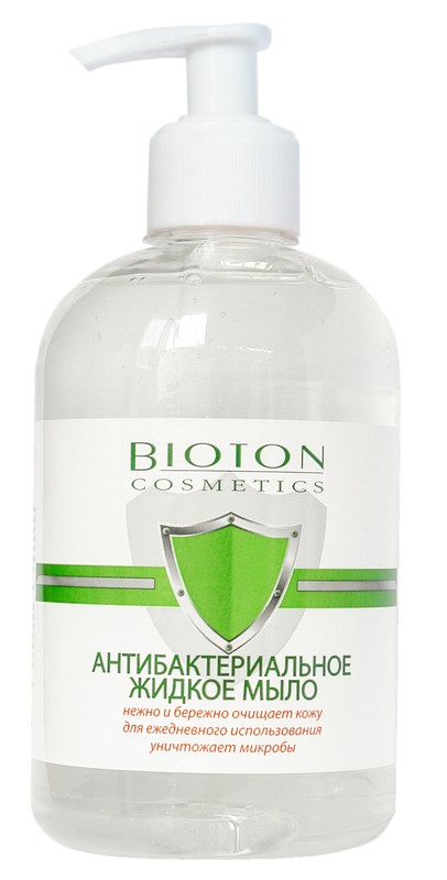 Мило рідке Біотон Алое (4820026152295), антибактеріальне, 0,5 л